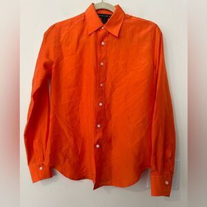 Ralph Lauren Black Label 100% Silk Blouse 4
